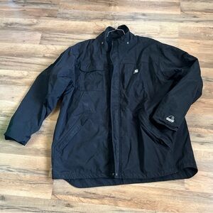 Carhartt Storm Defender Shoreline Jacket Mens Black Waterproof J162 Full Zip